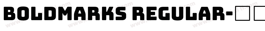 Boldmarks Regular字体转换